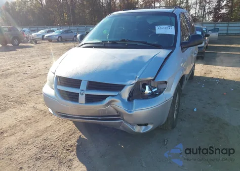 2005 Dodge Caravan Sxt из США, поврежденный, VIN 1D4GP45R95B250750
